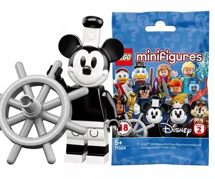 Минифигурка LEGO Disney Series 2 Винтажный Микки Маус Нераспечатанный [71024-1]