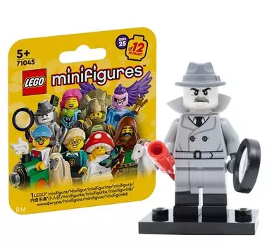 Минифигурка LEGO Series 25 Детектив из фильма «Нуар» Детектив из фильма «Нуар» | [71045-1]