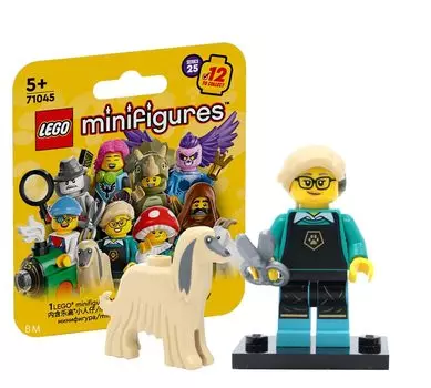 Минифигурка LEGO Series 25 Грумер Парикмахер для домашних животных [71045-12]