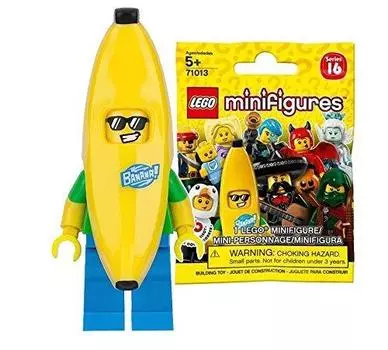 Минифигурка LEGO серии 16 Бананамен нераспечатанный товар [71013-15]