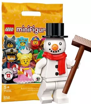 Минифигурка LEGO серии 23 Снеговик Снеговик [71034-3]