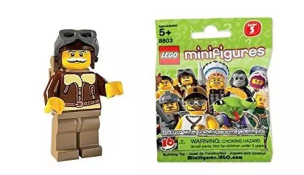 Минифигурка LEGO серии 3 Пилот (Серия минифигурок3) 8803-02
