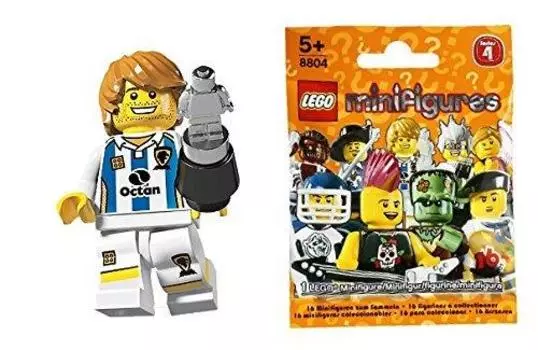 Минифигурка LEGO серии 4 Футболист (Серия минифигурок4) 8804-11