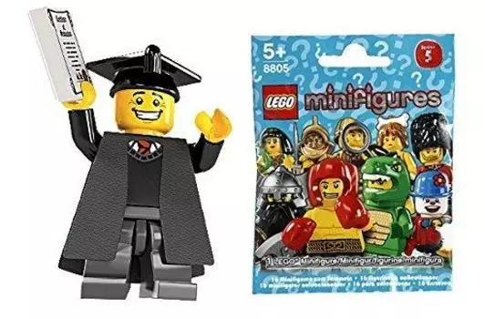 Минифигурка LEGO серии 5 Бакалавр (Серия минифигурок5) [8805-1] [Предмет]