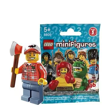 Минифигурка LEGO серии 5 Дровосек (Серия минифигурок5) [8805-8]
