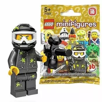 Минифигурка LEGO Серия 10 Игрок в пейнтбол [71001-9]