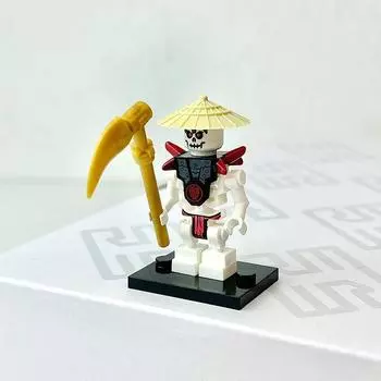 Минифигурка Солдат-скелет Кости Детская игрушка ручной работы День рождения