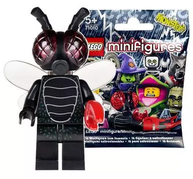 Минифигурки LEGO серии 14 Fly Monster Минифигурки LEGO серии 14 Fly Monster (Человек-муха) (нераспечатанный) [71010-6]