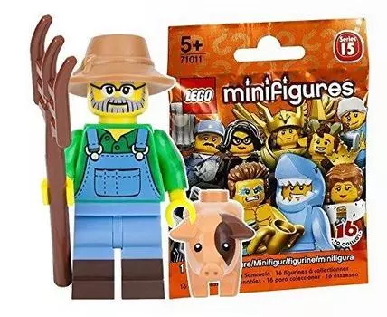Минифигурки LEGO серии 15 Фермер Минифигурки LEGO серии 15 Фермер (нераспечатанный) [71011-1]