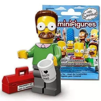 Минифигурки LEGO The Simpsons Series 1 Нед Фландерс Минифигурки LEGO The Simpsons Series 1 Нед Фландерс | [71005-7]