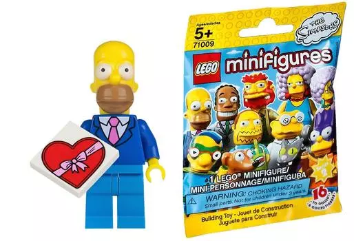Минифигурки LEGO The Simpsons Series 2 Date Night Homer Минифигурки LEGO The Simpsons Series 2 Date Night Homer | [71009-1]