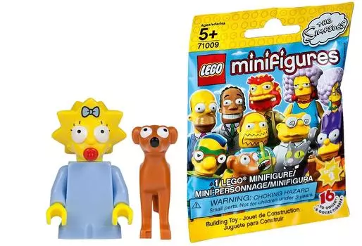 Минифигурки LEGO The Simpsons Series 2 Мэгги и Маленький Помощник Санты [71009-4]