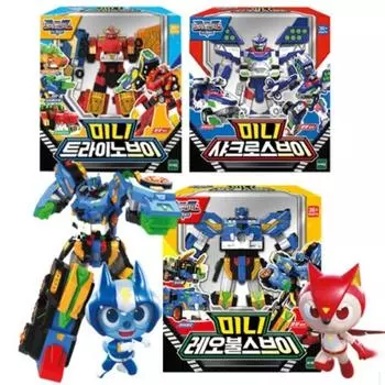 Miniforce Mini Force Mini Leobulls V Sharkcross V Trino V 3 типа Мини-версия Mini Leobulls V