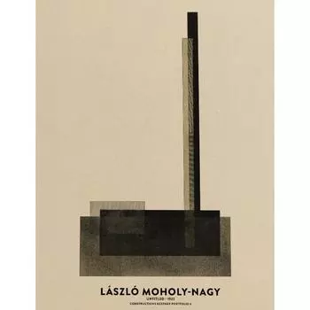 Minimal Midcentury Black & White Bauhaus Poster Abstract Moholy Nagy Canvas Painting Wall Art Galley Bedroom Home Decor 21cm30cm NoFrame