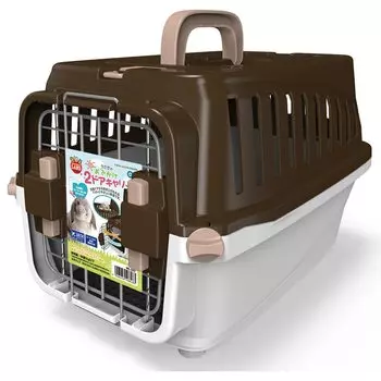 Минимальная земля Marukan Кролик Выезд 2 двери Переноска белый