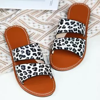 Минималистичные и удобные тапочки для женщин, летние новые повседневные пляжные сандалии на плоской подошве для женщин 36