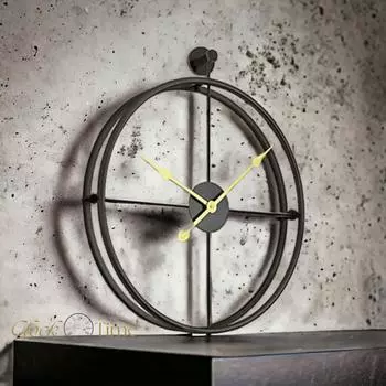 Минималистичные металлические часы Laclock, современные декоративные металлические настенные часы 60x70см
