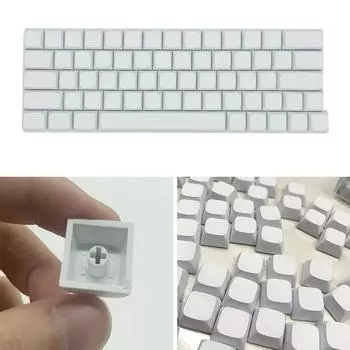 Минималистичные пустые колпачки для клавиш 64keys XDA PBT колпачки для клавиш сублимации для игровых механизмов переключатели клавиатуры колпачки