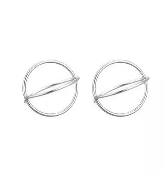 Минималистичные серьги-линии, школьная мода, универсальные, для, холодный стиль, геометрические серьги-шарики