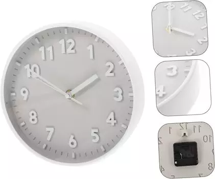 Минималистичные трехмерные цифровые настенные часы, бесшумные, не тикающие, настенные часы для кухни, спальни, гостиной жёлтый