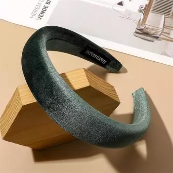 Минималистичный женский головной убор Мягкая бархатная ткань Обруч для волос для леди, девушек, для шопинга, умывания лица, головной убор Простая губчатая повязка на голову