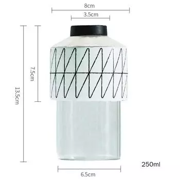 Минималистская бетонная ваза, современная декоративная стеклянная ваза для цветов, деревенское свадебное украшение, настольная ваза, центральный элемент домашнего стола