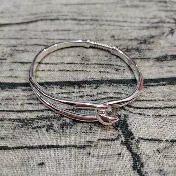 Минималистский браслет с пряжкой, модный дизайн, позолоченный посеребренный топаз, легкие роскошные ювелирные изделия серебряный