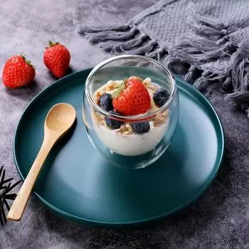 Минималистский стеклянный стакан с двойными стенками, теплоизоляция, прозрачные чашки для чая, ручной работы, мини-стаканы для виски, кружка для кофе эспрессо 1pc