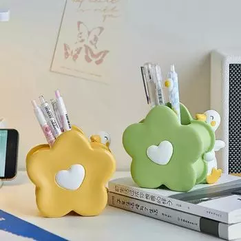 Минимализм Настольный контейнер для ручек Устройство для хранения Студенческий настольный контейнер Украшение стола Бутылка для хранения кистей для макияжа