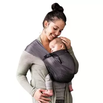 minimonkey Mini Monkey Sling Mini Sling Mesh Newborn Vertical Baby Sling Gray 0 Months MMSM003 ~ ~ серый