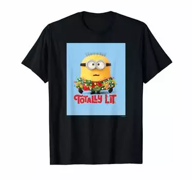 Minion Christmas TOTALLY LIT T-shirt