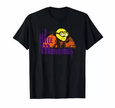 Minion I HATE MORNINGS T-shirt