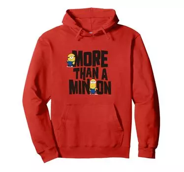 Minion MORE THAN A MINION hoodie
