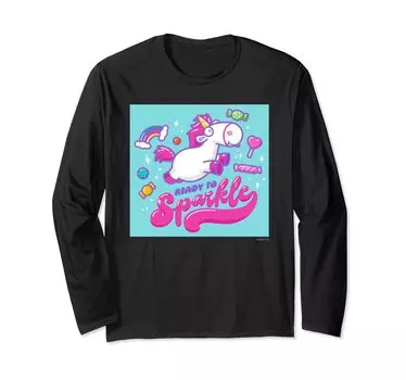 Minion SPARKLE long sleeve T-shirt чёрный