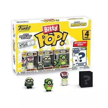 Minions 4 Pack Series 2 Universal Minions Funko Bitty POP Funko
