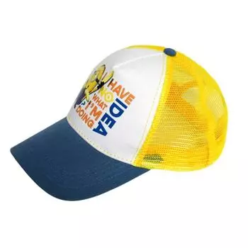 Minions Baseball Embroidered Cap Kids Soft Cotton Material Sun Protection Yellow