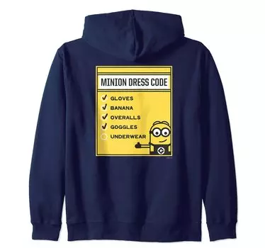 Minions ДРЕСС-КОД MINIONS Zip Parka синий