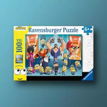 Minions Villains Expo XXL 100 Piece Ravensburger VI Puzzle, популярная корейская настольная игра