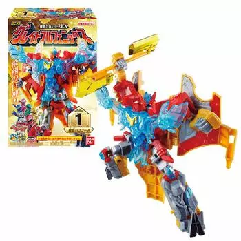 Minipla Mashin Sentai Kiramager Mashin Combination Series EX Grateful Phoenix [Набор из 5 видов (полный полный)] Не продается как коробка