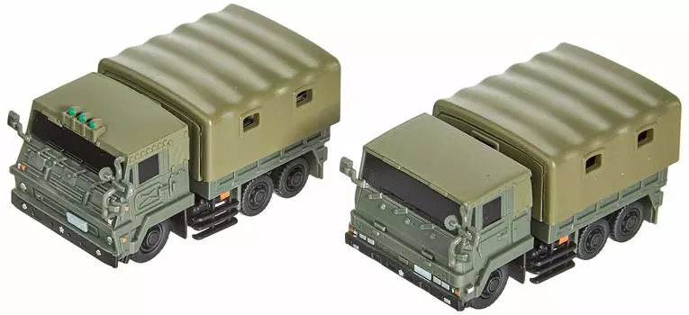 miniQ Ground Force 3 тонны старый и новый комплект 73 тяжелый с тягачом полный продукт самооборона полуприцеп (Тип грузовика) назад,