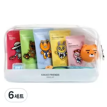 Дорожные туалетные принадлежности Minis Kakao Friends, 6 наборов