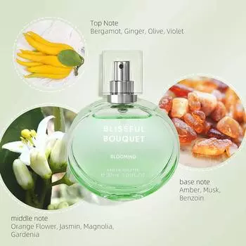 MINISO Blooming Eau De Toilette Стойкие женские духи, 30 мл, Блаженный букет