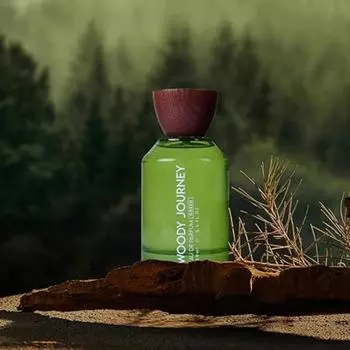 MINISO Духи для мужчин 100 мл, парфюмерная вода-спрей с стойким древесным и пряным ароматом (зеленый) 100 ml