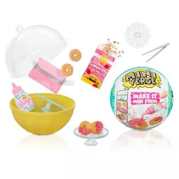 Miniverse Make It Mini Food Cafe Series 3 Мини-коллекционные предметы в таинственной слепой упаковке DIY Resin Play Replica Food для коллекционеров и возрастов MGA - - -