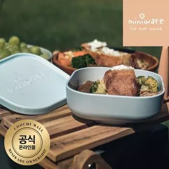 Miniwear 2nd Generation Cassava Suction Baby Tableware Snack Ball, корейские детские товары Vanilla + Pink