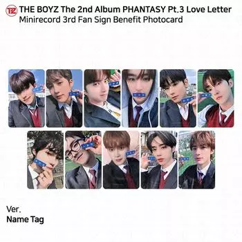 Минизапись The Boyz Phantasy Pt.3 Love Letter, 3-я благотворительная фотокарточка с фан-знаком Sangyeon