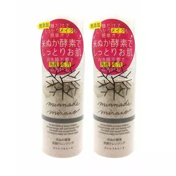 minnade miraio future ферментное очищающее средство для лица на основе рисовых отрубей 70 г 70 г x2 (Будущее каждого) У всех