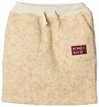 Minnie Logo Boa Skirt Girls 32229244 100 [Disney] Off-White