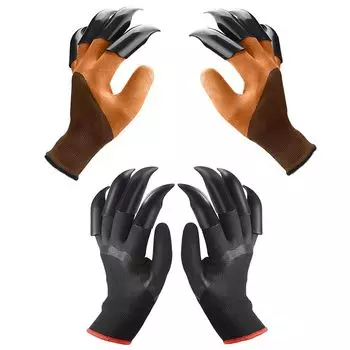 MinniLove Садоводство Копание 2 Моллюск Восемь Коготь Копание Прокол Заноза Защитные Для Рук Защитные Перчатки, Перчатки, Наборы, Сбор, Перчатки, Унисекс,