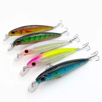 Minnow Heavy Minnow Trolling Lure Wobblers Искусственный пластик Жесткая приманка Рыба-каяк style 9